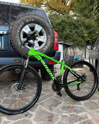 Bicicletta Brera Koban verde fluo/nero