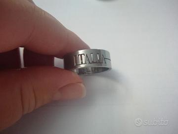 Anello acciaio inox uomo italia