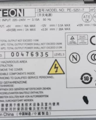 Alimentatore Lite-On PE-5251-7