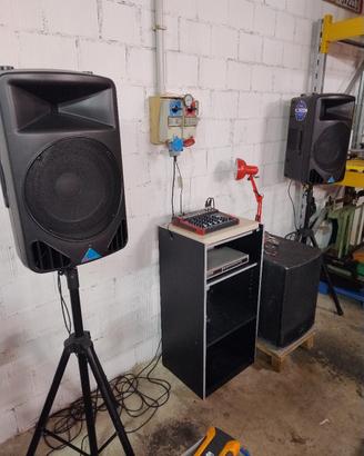 impianto audio attivo