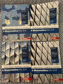 Libri Matematica Zanichelli Liceo Sc. 3/4/5 Volumi