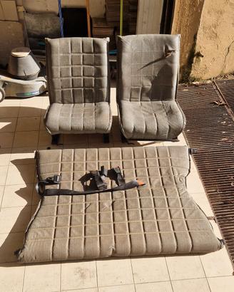 sedili anteriori posteriori pannelli fiat panda 30