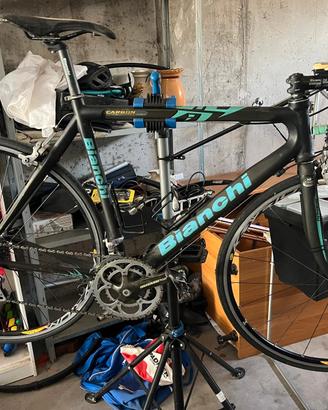 bici da corsa bianchi full carbon L