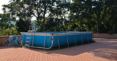 Piscina fuori terra 8x4x1,20 Technypools New Plast