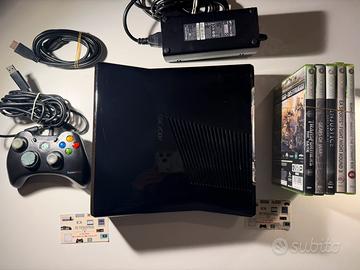 Xbox 360 250GB + 5 Giochi