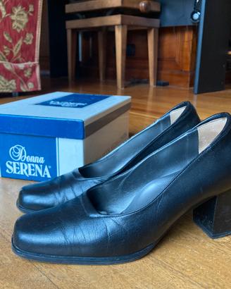 Scarpe donna pelle nera 36-37