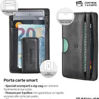 Porta Carte di Credito Portafoglio Piccolo