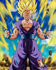 GOHAN SSJ2 DISEGNO FATTO A MANO