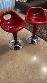 Sgabello Viceversa  mod. bar colore rosso