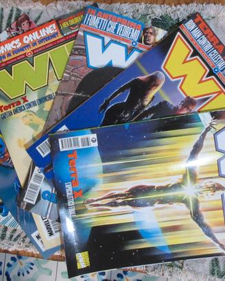 5 numeri di Wiz rivista di fumetti Marvel