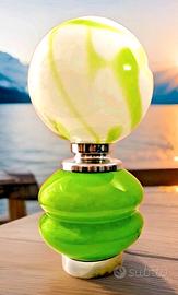 Lampada da tavolo vintage a 3 luci in Murano