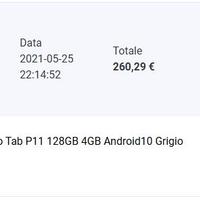 Tablet Android Lenovo Tab P11  4GB / 128GB Grigio