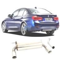 SCARICO SPORTIVO BMW F30 316 320 325 LOOK M DOPPIA