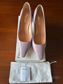 décolleté Pollini color lavanda