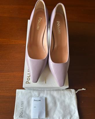 décolleté Pollini color lavanda