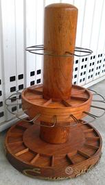 GRANDE ESPOSITORE VINTAGE LEGNO-BRONZO