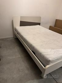 Letto piazza e mezza + materasso