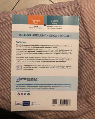 TOLC-su umanistica e sociale COMPETENZE LINGUI