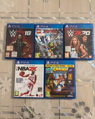W2k18 & W2k20, Crash Bandicoot, Ninjago ed Nba2k21