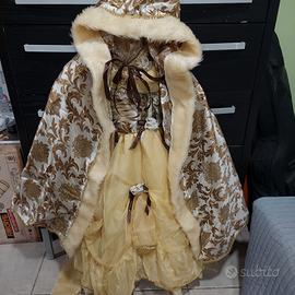 costume carnevale Bella baby in damasco e organza