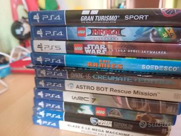 lotto giochi PS4 più 1 di Ps5 