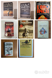Stock libri avventura e storici - Cussler e altri