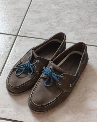 Scarpe da Barca Timberland Pelle & Lacci Blu 42