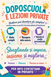 Doposcuola e lezioni private