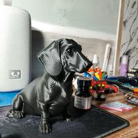 statuetta bassotto 