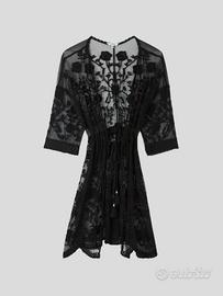 Spolverino nero in pizzo Terranova Curvy