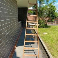 Scala in Legno doppia con 9 scalini x parte