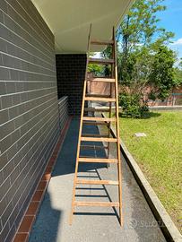 Scala in Legno doppia con 9 scalini x parte