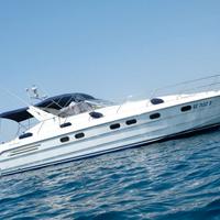 Princess 46 Open Caterpillar 435 Linea D'asse