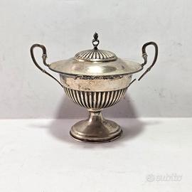 Antica Zuccheriera in Stile Impero - Argento 800