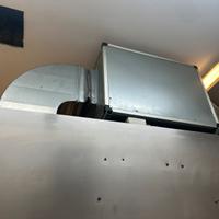 Cappa professionale con motore per restaurante