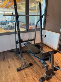 Rack Bilanciere + Pesi inclusi Palestra completa
