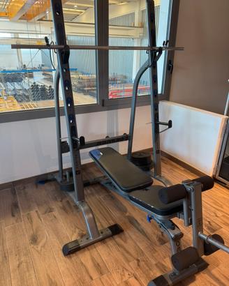 Rack Bilanciere + Pesi inclusi Palestra completa