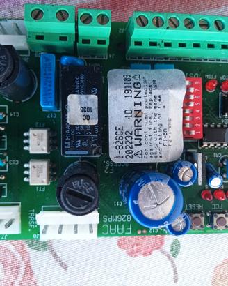 scheda cancello faac 826mps