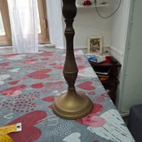 porta candele in ottone vintage