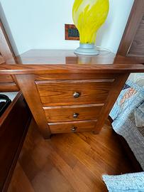 Comodino legno massello