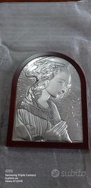 Quadro Madonna del Lippi argento 925