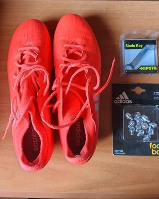 Scarpe da calcio Adidas tacchetti alluminio 45 1/3