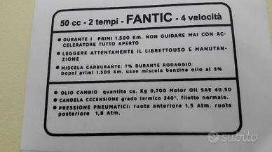 Fantic adesivo serbatoio