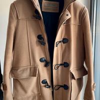 Cappotto cammello con alamari e cappuccio Zara L