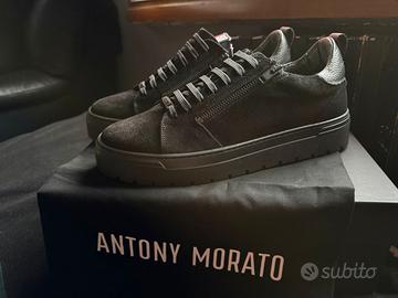 Sneakers Antony Morato nere con zip – taglia 44