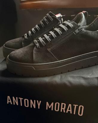 Sneakers Antony Morato nere con zip – taglia 44