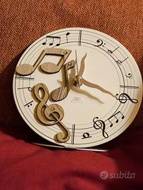 orologio da tavolo tema musica