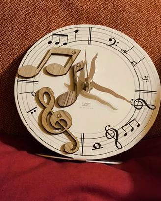 orologio da tavolo tema musica