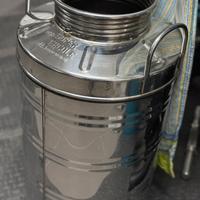 Contenitore olio in acciaio inox