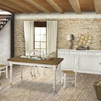 Credenza due ante scorrevoli bianco opaco